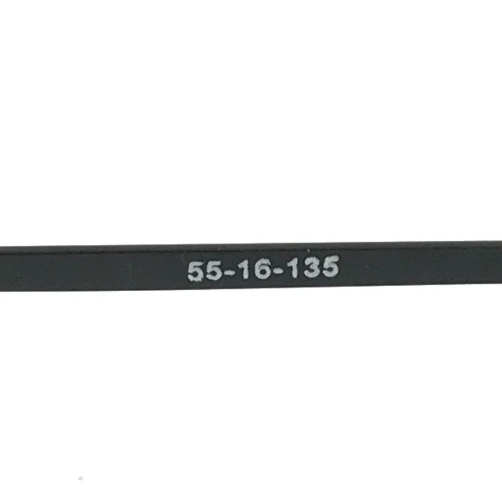 Parade Eyeglasses Frames 1554 BLACK Rectangle Wire Rim 55-16-135